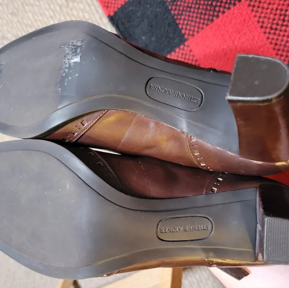 Etienne Aigner Nadine strap retro look heel size 7M - Picture 8 of 10